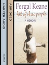 All of These People (MP3): A Memoir